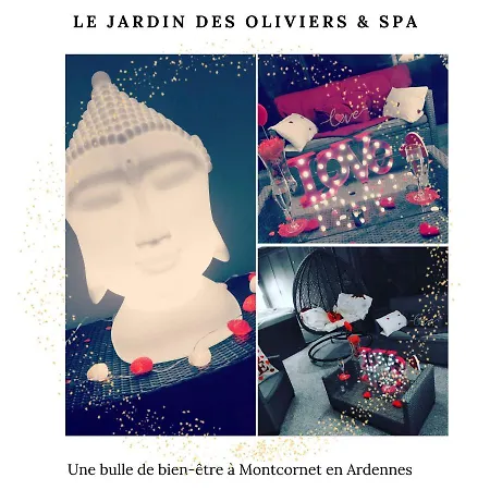 Le Jardin Des Oliviers & Spa, Le Calme De La Campagne, La Foret Et L'evasion A Deux Pas ! Montcornet (Ardennes)